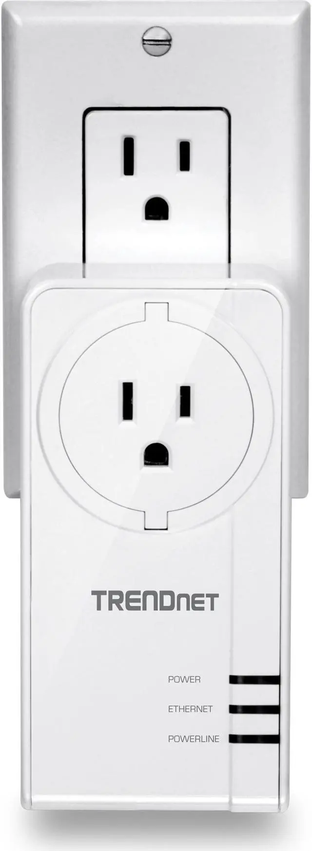 Alt view image 6 of 6 - TRENDnet Powerline 1300 AV2 Adapter; IEEE 1905.1 & IEEE 1901; Gigabit Port; Range Up to 300m (984 ft.); TPL-422E