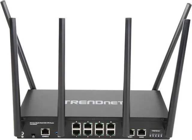 Alt view image 2 of 6 - TRENDnet TEW-829DRU AC3000 Tri-Band Wireless Gigabit Dual-WAN VPN SMB Router