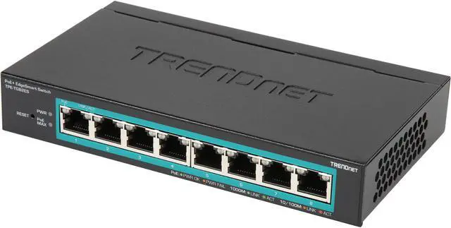 Main image of TRENDnet TPE-TG82ES (V1.0R) 8-Port Gigabit EdgeSmart PoE+ Switch