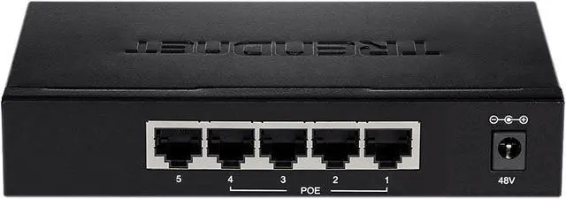 Alt view image 3 of 5 - TRENDnet EdgeSmart TPE-TG50ES Ethernet Switch