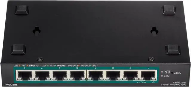 Alt view image 2 of 3 - TRENDnet EdgeSmart TPE-TG82ES Ethernet Switch