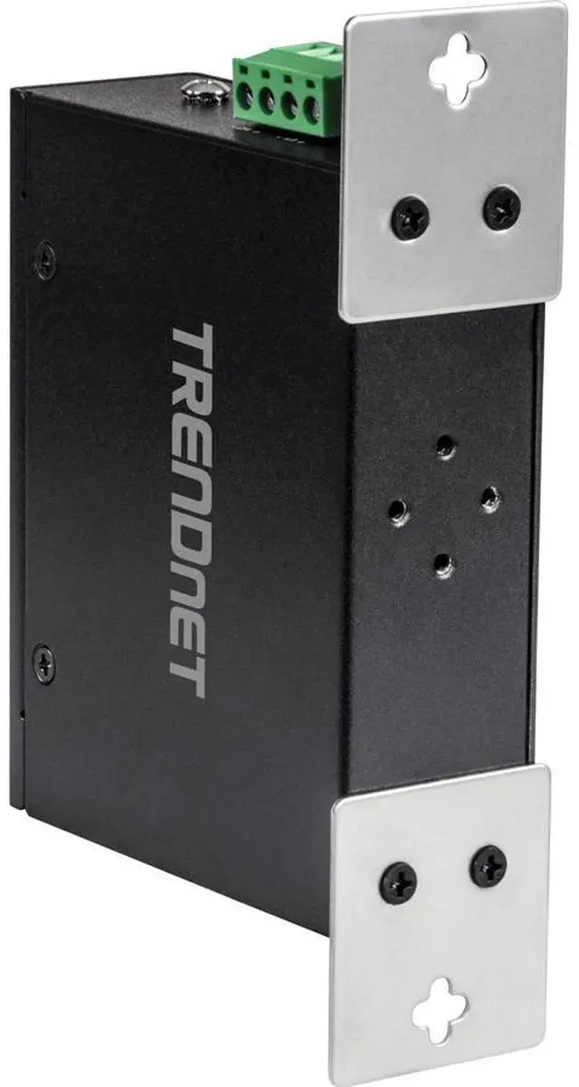 Alt view image 4 of 5 - TRENDnet 5-Port Hardened Industrial Unmanaged Gigabit Switch, TI-PG50, 10/100/1000Mbps, DIN-Rail Switch, 4 x Gigabit PoE+ Ports, 1 x Gigabit Port, Gigabit Ethernet Network Switch
