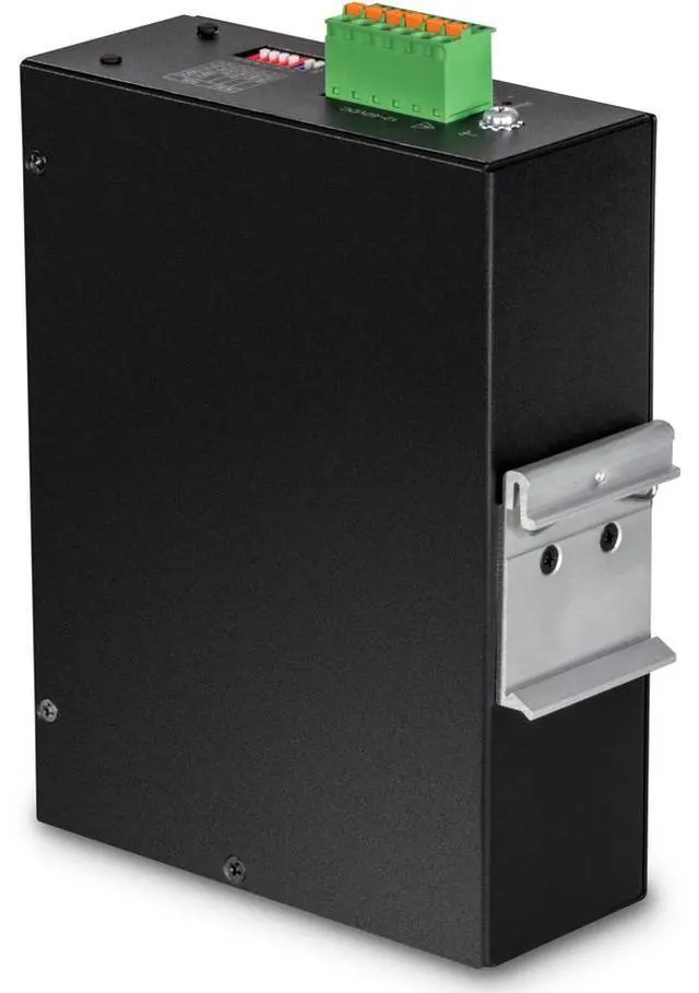 Alt view image 4 of 5 - TRENDnet 10-Port Industrial Gigabit L2 Managed DIN-Rail Switch, 8 X Gigabit, 2 X SFP Slots, DIN-Rail Mount, IP30, Ethernet Splitter, NDAA & TAA Compliant, TI-G102i