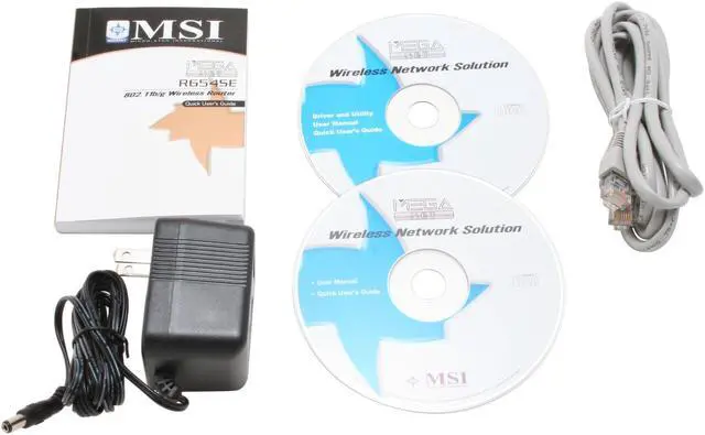 Alt view image 6 of 7 - MSI 11b/g Wireless Kit RG54SE: 801.11b/g(Wireless), 802.3(10BaseT),802.3u(100BaseT)
US54SE: IEEE 802.11/IEEE802.11b/IEEE 802.11g Wireless broadband router-RG54SE and an Wireless USB adapter-US54SE