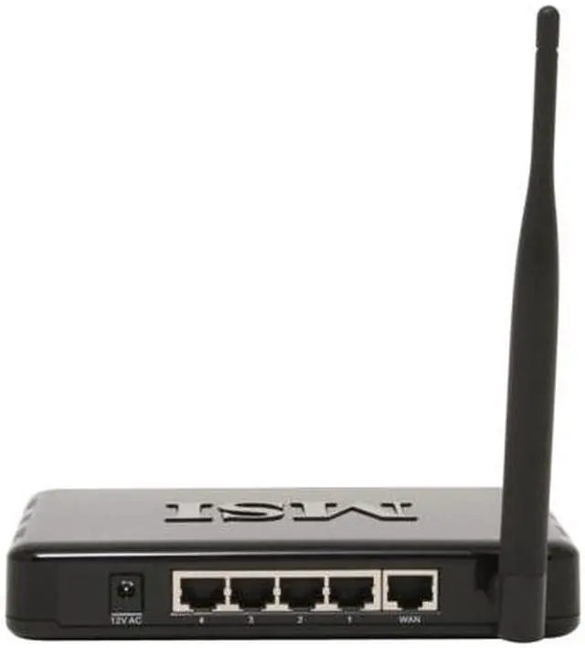 Alt view image 3 of 5 - MSI RG60G Wireless Turbo G Broadband Router with 5 dBi High-gain Antenna IEEE 802.3/3u, IEEE 802.11b/g