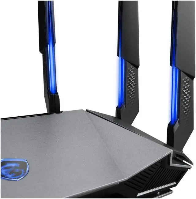 Alt view image 5 of 8 - MSI RadiX AXE6600 WiFi 6E Tri-Band Gaming Router  support 2.5GHz/5GHz/6GHz, AI QoS support