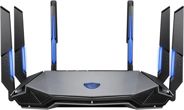 Alt view image 8 of 8 - MSI RadiX AXE6600 WiFi 6E Tri-Band Gaming Router  support 2.5GHz/5GHz/6GHz, AI QoS support