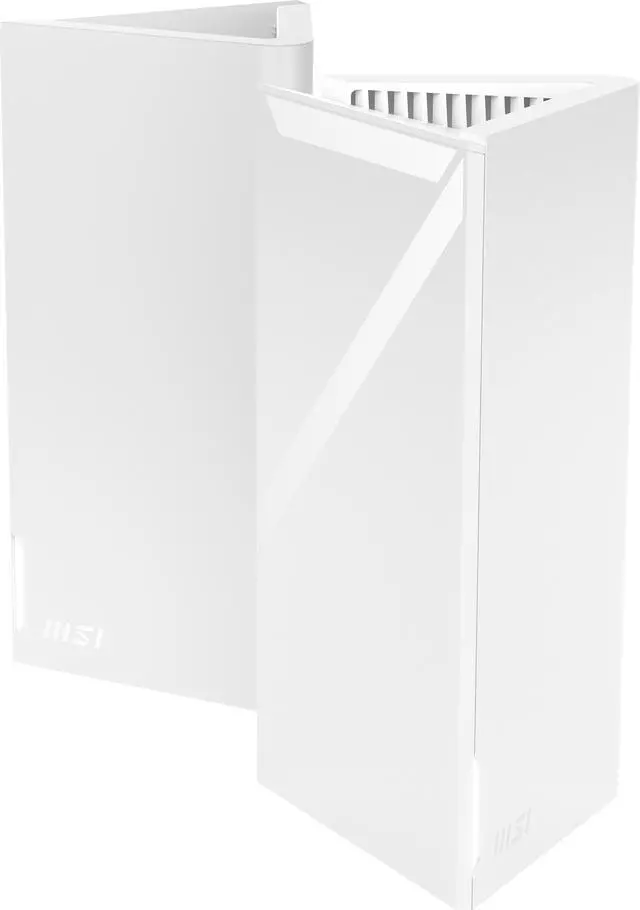 Alt view image 3 of 15 - MSI Roamii BE Lite Mesh System - 2 Pack (WiFi 7, BE 5000, Up to 5,800 sq.ft. of Coverage, Supporting 120+ Devices, 2.5Gbps Ethernet Port, MU-MIMO MLO)