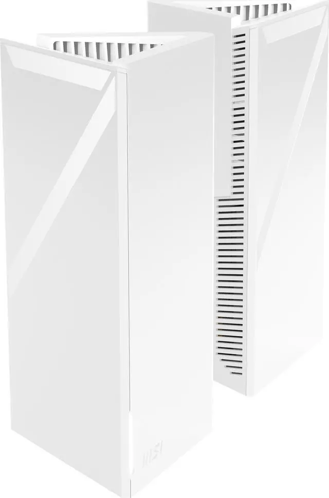 Alt view image 4 of 15 - MSI Roamii BE Lite Mesh System - 2 Pack (WiFi 7, BE 5000, Up to 5,800 sq.ft. of Coverage, Supporting 120+ Devices, 2.5Gbps Ethernet Port, MU-MIMO MLO)