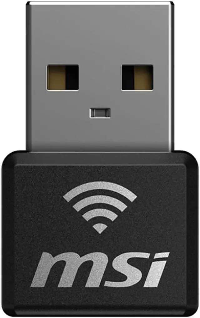 Main image of MSI AX1800 Nano WiFi USB Adapter - WiFi 6, up to 1800 Mbps, 2.4G/5G Dual-Band Wireless Network, WPA3 encryption, MU-MIMO, OFDMA, 2X Dual Antennas, Windows 11/10