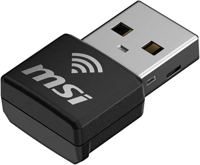 Alt view image 2 of 2 - MSI AX1800 Nano WiFi USB Adapter - WiFi 6, up to 1800 Mbps, 2.4G/5G Dual-Band Wireless Network, WPA3 encryption, MU-MIMO, OFDMA, 2X Dual Antennas, Windows 11/10