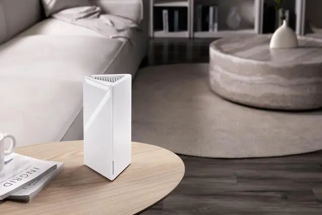 Alt view image 3 of 7 - MSI Roamii BE Lite Mesh System - 1 Pack (WiFi 7, BE 5000, Up to 5,800 sq.ft. of Coverage, Supporting 120+ Devices, 2.5Gbps Ethernet Port, MU-MIMO MLO)