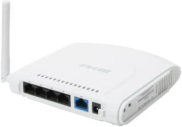 Alt view image 3 of 11 - BUFFALO WHR-G125 Wireless-G High Speed Router & Access Point IEEE 802.3/3u, IEEE 802.11b/g