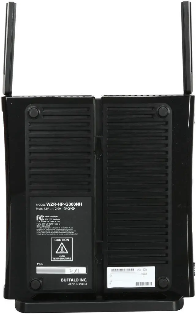 Alt view image 6 of 7 - BUFFALO AirStation HighPower N300 Gigabit Wireless Router - WZR-HP-G300NH