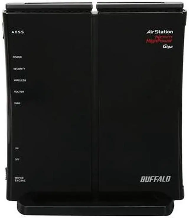 Alt view image 3 of 6 - BUFFALO WZR-HP-G300NH Nfiniti Wireless High Power Router & Access Point IEEE 802.3/3u/3ab, IEEE 802.11b/g, IEEE802.11n 2