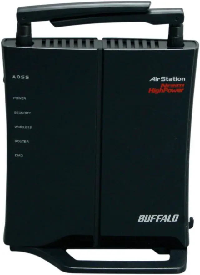 Alt view image 3 of 6 - BUFFALO AirStation HighPower N300 Wireless Router - WHR-HP-G300N