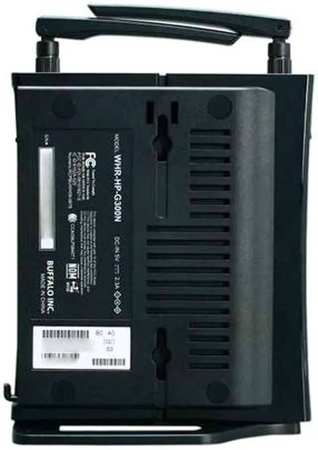 Alt view image 5 of 6 - BUFFALO AirStation HighPower N300 Wireless Router - WHR-HP-G300N