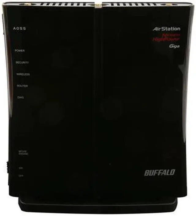 Alt view image 2 of 7 - BUFFALO AirStation HighPower N450 Gigabit DD-WRT Wireless Router - WZR-HP-G450H