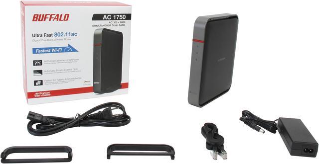 Alt view image 5 of 5 - BUFFALO AirStation Extreme AC 1750 Gigabit Dual Band Wireless Router - WZR-1750DHP
