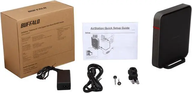 Alt view image 5 of 5 - BUFFALO WZR-1750DHPD AirStation AC 1750 Gigabit Dual Band Wireless Router, DD-WRT Open Source Pre-Installed