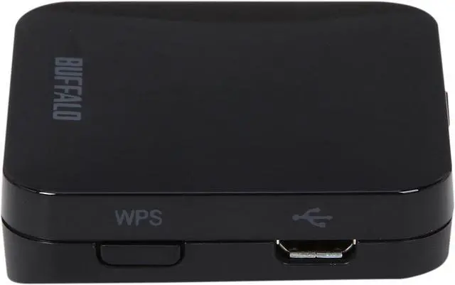 Alt view image 5 of 6 - Buffalo WMR-433-BK AirStation AC433 Wireless Travel Router