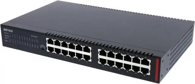 Buffalo BS-GU2024 24-Port Rackmount Gigabit Green Ethernet Switch