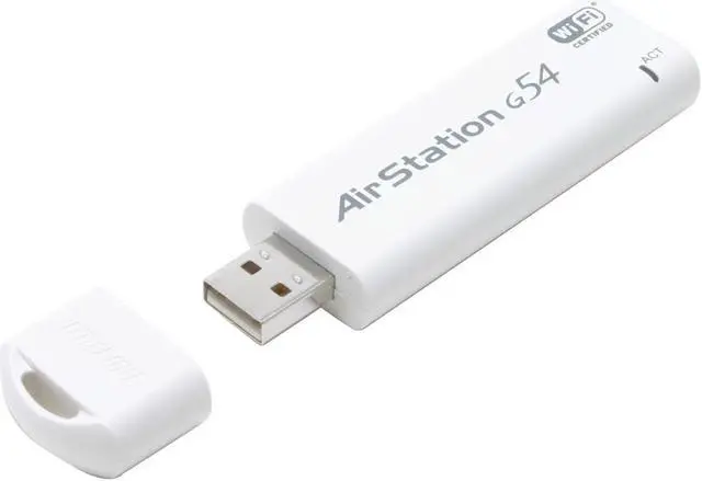 Alt view image 2 of 5 - BUFFALO WLI-U2-KG54-AI Wireless Keychain Adapter IEEE 802.11b/g USB 2.0 Up to 54Mbps Wireless Data Rates