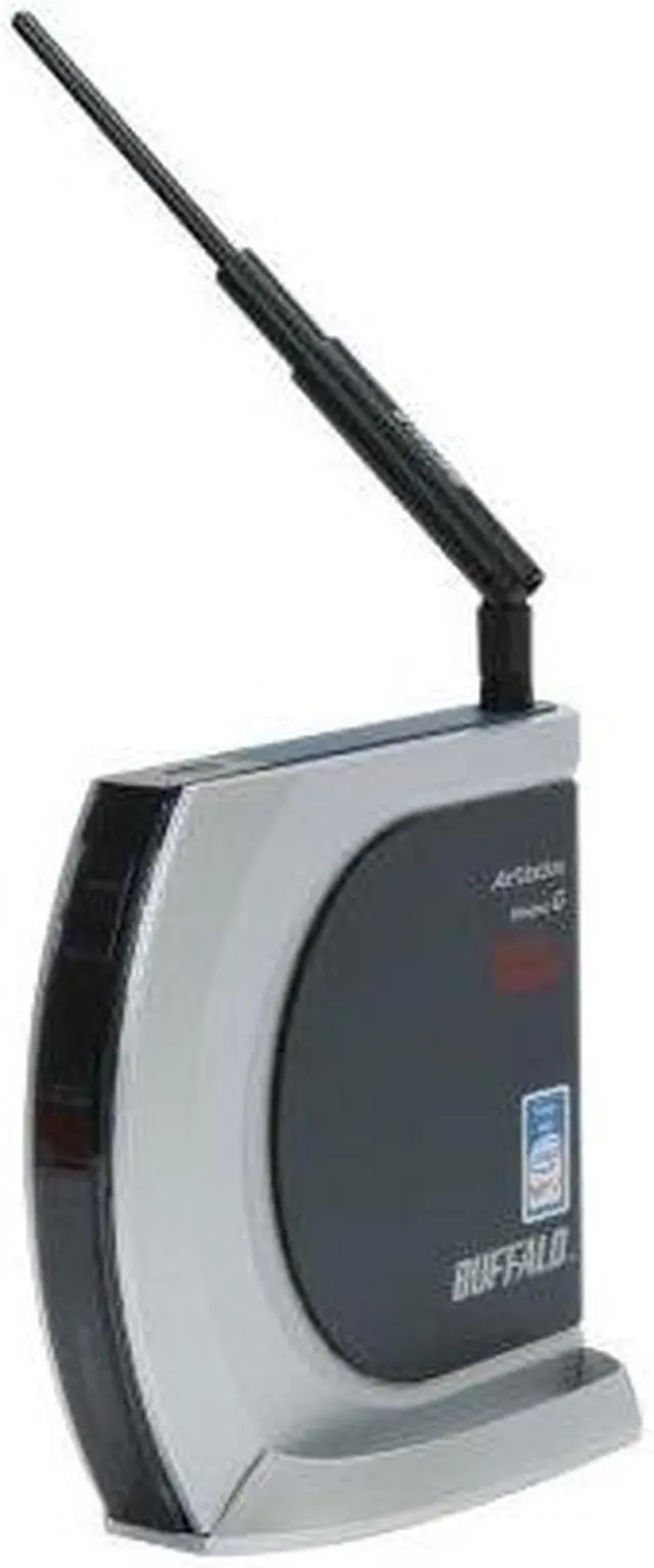 Alt view image 2 of 5 - BUFFALO WHR-HP-G54 802.11b/g Wireless-G High Power Router up to 54Mbps/ Open Source DD-WRT Support