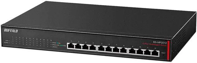 Main image of Buffalo BS-MP2012 Multi Gigabit Business Switch – 12 port 10 GbE