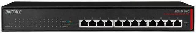 Alt view image 2 of 4 - Buffalo BS-MP2012 Multi Gigabit Business Switch – 12 port 10 GbE