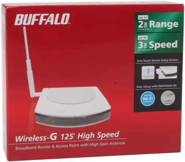 Alt view image 5 of 5 - BUFFALO WHR-G54S Wireless Router IEEE 802.3/3u, IEEE 802.11b/g
