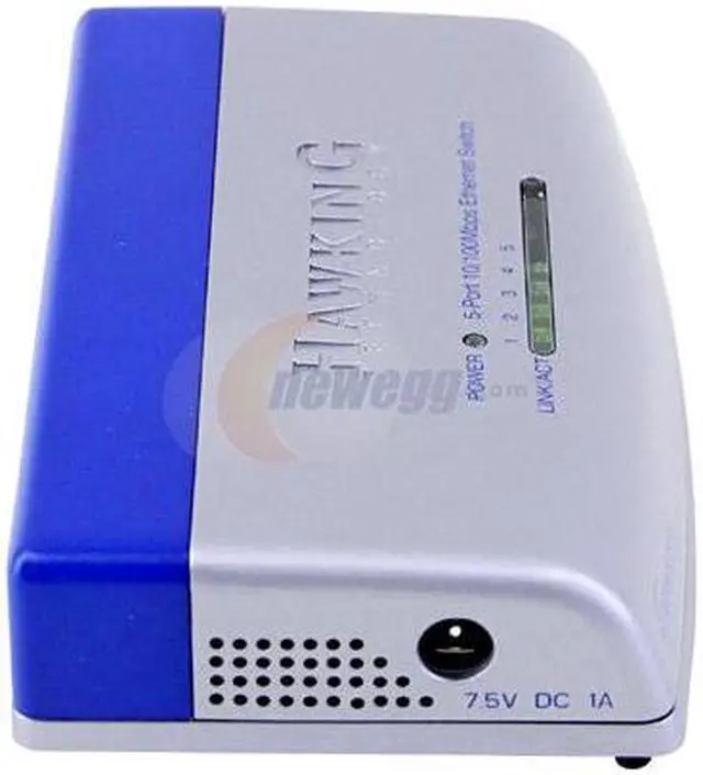 Alt view image 3 of 5 - HAWKING Switches HFS5T Fast Ethernet Mini Switch