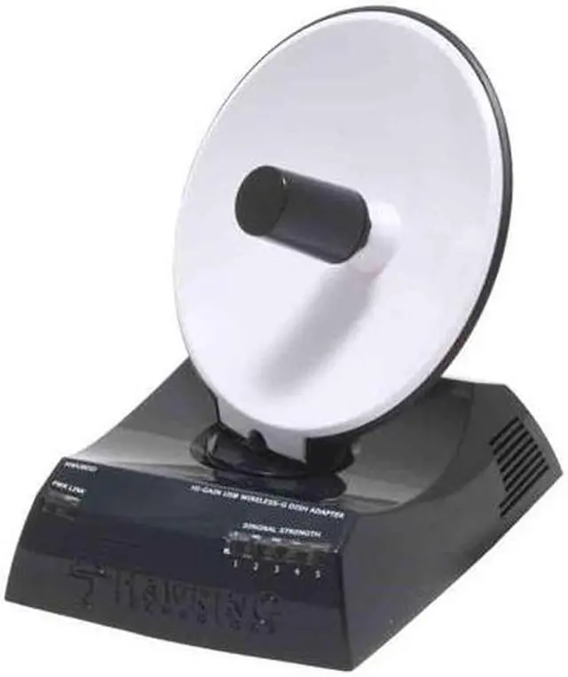 Alt view image 2 of 5 - HAWKING HWU8DD Hi-Gain Wireless-G Dish Adapter IEEE 802.11b/g USB 2.0 Up to 54Mbps Wireless Data Rates