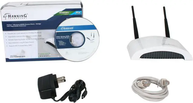 Alt view image 5 of 5 - HAWKING HWABN1 Hi-Gain Wireless-300N Access Point/Bridge