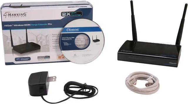 Alt view image 6 of 5 - HAWKING HWREN2 Hi-Gain Wireless-300N Range Extender Pro
