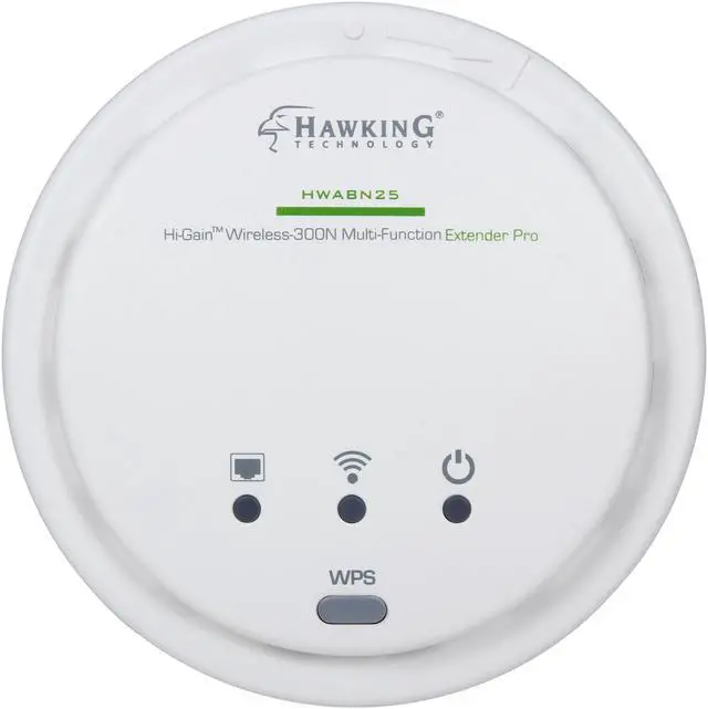 Alt view image 2 of 5 - Hawking Technology Hi-Gain Wireless-300N Multifunction Access Point, Bridge, Repeater and Range Extender w/ PoE Support (HWABN25)
