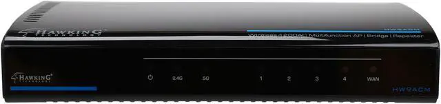 Alt view image 2 of 6 - Hawking Technology Wireless-AC1200 Multifunction Access Point, Bridge, Repeater, Router (HW9ACM)