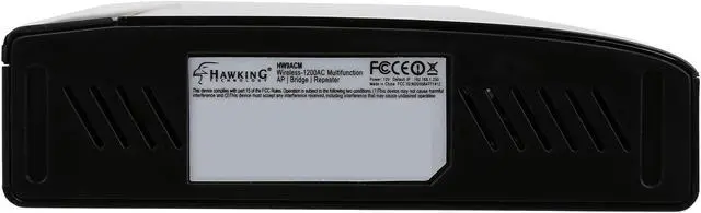 Alt view image 3 of 6 - Hawking Technology Wireless-AC1200 Multifunction Access Point, Bridge, Repeater, Router (HW9ACM)