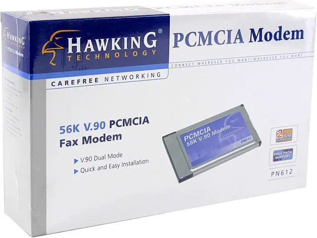 Alt view image 3 of 3 - HAWKING PN612 PCMCIA Modem Card
