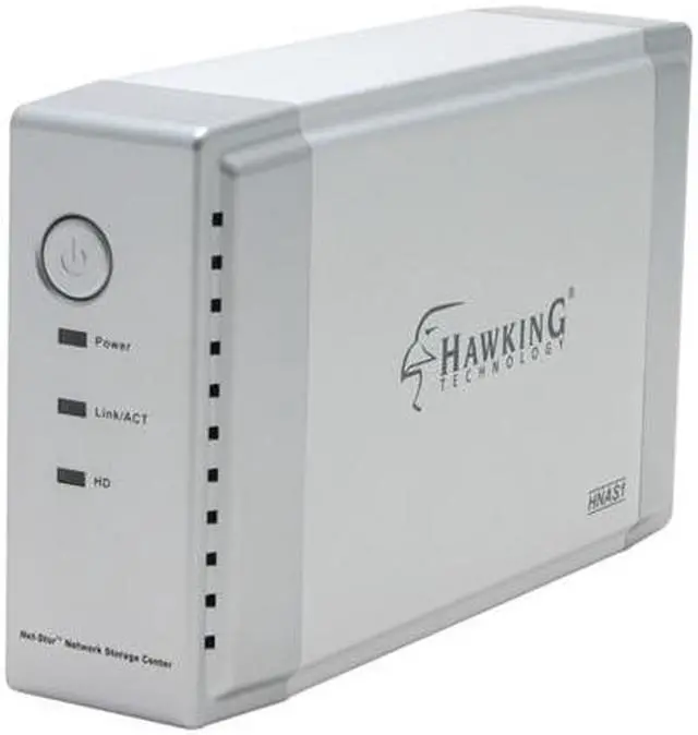 Alt view image 2 of 6 - HAWKING HNAS1 Network Attached Storage Center RJ45