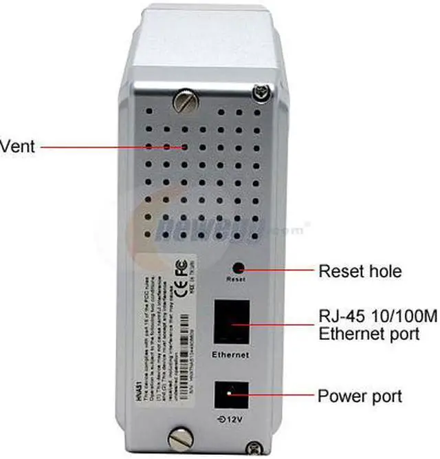Alt view image 4 of 6 - HAWKING HNAS1 Network Attached Storage Center RJ45