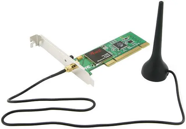 Alt view image 4 of 10 - Rosewill RNX-G300E IEEE 802.11b/g PCI Wireless Card up to 54Mbps Data Rates Hardware-Base Encryption/Decryption Using 64-,128bit WEP keys, WPA and WPA2 are also supported - WINDOWS VISTA READY