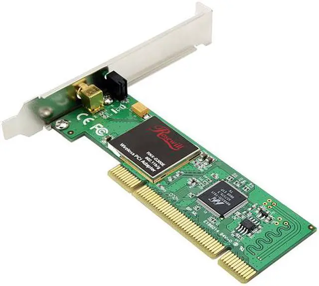 Alt view image 7 of 10 - Rosewill RNX-G300E IEEE 802.11b/g PCI Wireless Card up to 54Mbps Data Rates Hardware-Base Encryption/Decryption Using 64-,128bit WEP keys, WPA and WPA2 are also supported - WINDOWS VISTA READY