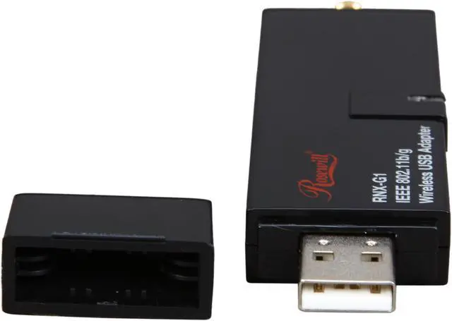 Alt view image 4 of 5 - Rosewill RNX-G1 Wireless Black Dongle w/ External 2dBi SMA Antenna IEEE 802.11b/g A-Type USB 2.0 Up to 54Mbps Wireless Data Rates