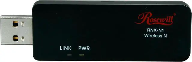 Alt view image 2 of 4 - Rosewill RNX-N1 Wireless-N 2.0 Dongle (2T2R) IEEE 802.11b/g/n USB2.0 Up to 300Mbps Data Rates/ WPA/WPA2 (AES, 64,128-WEP with shared-key authentication) Cisco CCS V1.0, V2.0 and V3.0 compliant Vista/Win7/MAC