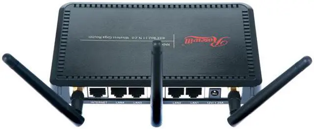 Alt view image 6 of 8 - Rosewill RNX-N4 IEEE 802.11b/g/n Wireless-N 2.0 Gigabit Router (2T3R) Up to 300Mbps Data Rates/ WPA Personal and Enterprise, WPA2, 64 & 128 bit WEP, PSK, TKIP, AES Security/ Stream Engine Inside/ Blue LED Indicator