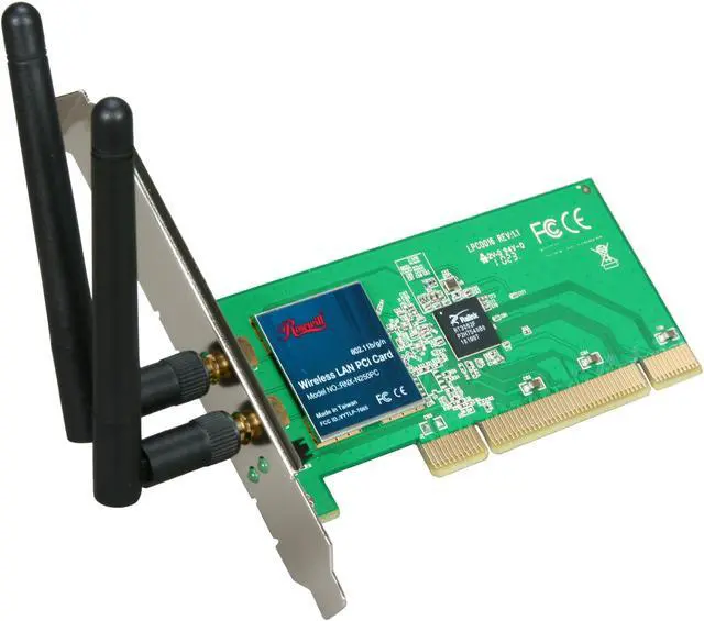 Main image of Rosewill RNX-N250PC Wireless Adapter IEEE 802.11b/g, IEEE 802.11n Draft PCI Draft N 2T2R Up to 300Mbps Wireless Data Rates WPA/WPA2; WPA-PSK/WPA2-PSK; 64/128 BIT WEP; TKIP/AES