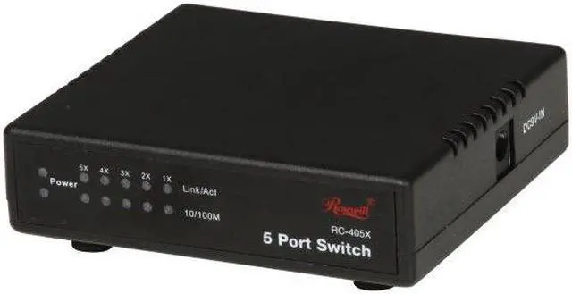 Main image of Rosewill RC-405X 10/100Mbps 5-Port Fast Ethernet Switch