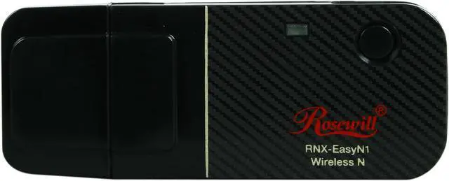 Alt view image 2 of 5 - Rosewill RNX-EasyN1 Wireless-N 4.0 Dongle (1T1R) IEEE 802.11b/g/n USB 2.0 Up to 150Mbps Data Rates WPA/WPA2 (AES, 64,128-WEP with shared-key authentication) WPS PIN, PBC (Hardware WPS Button) QoS-WMM