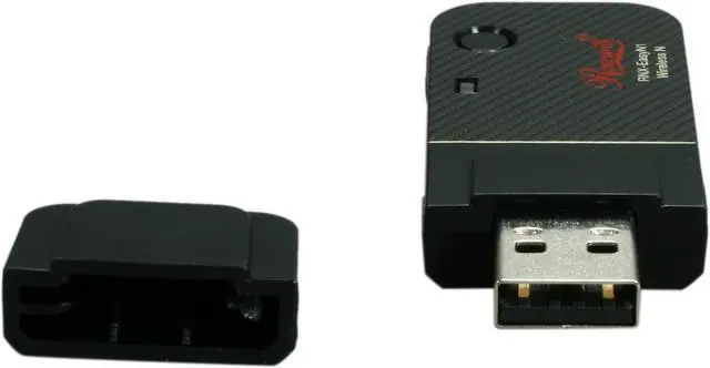 Alt view image 4 of 5 - Rosewill RNX-EasyN1 Wireless-N 4.0 Dongle (1T1R) IEEE 802.11b/g/n USB 2.0 Up to 150Mbps Data Rates WPA/WPA2 (AES, 64,128-WEP with shared-key authentication) WPS PIN, PBC (Hardware WPS Button) QoS-WMM